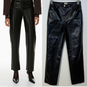 Wilfred The Melina™ High-waisted Vegan Leather Pants Women’s Size 6 Black